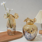 Speckled Glass Vase Set