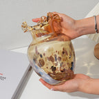 Speckled Glass Vase Set