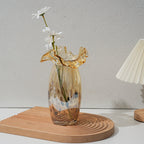 Speckled Glass Vase Set