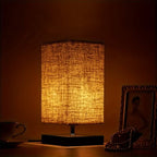 Square Base Table Lamp with Rectangular Shade