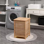 Wooden Laundry Hamper with Lid