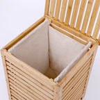 Wooden Laundry Hamper with Lid